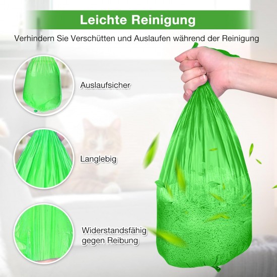 Pack of 12 Cat Litter Refills, Refill Foil Rings Refill Bag Compatible Refill Cash for Litter Genie XL & LitterLocker Fashion & LitterLocker & LitterLocker II, Without Cartridge (Green) Pack of 12 Cat Litter Refills, Refill Foil Rings Refill Bag Compatible Refill Cash for Litter Genie XL & LitterLocker Fashion & LitterLocker & LitterLocker II, Without Cartridge (Green)
