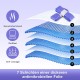 Pack of 12 Cat Litter Refills, Refill Foil Rings Refill Bag Compatible Refill Cash for Litter Genie XL & LitterLocker Fashion & LitterLocker & LitterLocker II, Without Cartridge (Purple)