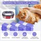 Pack of 12 Cat Litter Refills, Refill Foil Rings Refill Bag Compatible Refill Cash for Litter Genie XL & LitterLocker Fashion & LitterLocker & LitterLocker II, Without Cartridge (Purple)