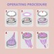 Pack of 12 Nappy Bin Refill Film, 4.5 m Odour-Proof Nappy Bin Refill Cassettes, Refill Packs Nappy Bin Refill Bag Compatible Refill Cill for Litter Locker/LittyCat/Spross Pack of 12 Nappy Bin Refill Film, 4.5 m Odour-Proof Nappy Bin Refill Cassettes, Refill Packs Nappy Bin Refill Bag Compatible Refill Cill for Litter Locker/LittyCat/Spross