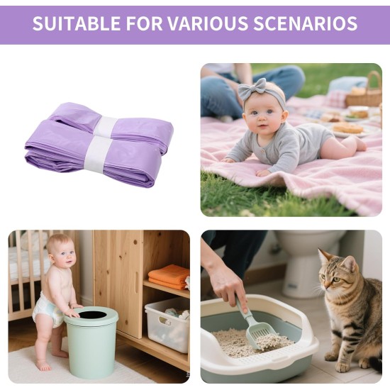 Pack of 12 Purple Refill Bags for Cat Litter Locker Refill Cassette Refill Cassettes Nappy Bucket Refill Film Cat Bucket for Cat Litter Disposal Bucket Pack of 12 Purple Refill Bags for Cat Litter Locker Refill Cassette Refill Cassettes Nappy Bucket Refill Film Cat Bucket for Cat Litter Disposal Bucket