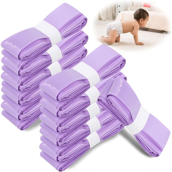 Pack of 12 Purple Refill Bags for Cat Litter Locker Refill Cassette Refill Cassettes Nappy Bucket Refill Film Cat Bucket for Cat Litter Disposal Bucket