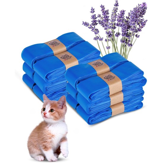 Pack of 12 Refill Bags Cat Litter Refill Film for Litter Locker LittyCat Refill Cassette Refill Container for Cat Litter Odour Proof and Durable