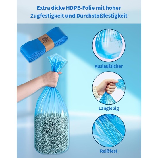Pack of 12 Refill Bags Cat Litter Refill Film for Litter Locker LittyCat Refill Cassette Refill Container for Cat Litter Odour Proof and Durable Pack of 12 Refill Bags Cat Litter Refill Film for Litter Locker LittyCat Refill Cassette Refill Container for Cat Litter Odour Proof and Durable