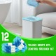 Pack of 12 Refill Film Nappy Bins for Tommee Tippee & Litter Locker Refill Cassette, Nappy Bin Refill Cassettes 4.5 m, Odour-Proof and Durable Nappy Bin Refill Film (Blue) Pack of 12 Refill Film Nappy Bins for Tommee Tippee & Litter Locker Refill Cassette, Nappy Bin Refill Cassettes 4.5 m, Odour-Proof and Durable Nappy Bin Refill Film (Blue)