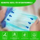Pack of 12 Refill Film Nappy Bins for Tommee Tippee & Litter Locker Refill Cassette, Nappy Bin Refill Cassettes 4.5 m, Odour-Proof and Durable Nappy Bin Refill Film (Blue) Pack of 12 Refill Film Nappy Bins for Tommee Tippee & Litter Locker Refill Cassette, Nappy Bin Refill Cassettes 4.5 m, Odour-Proof and Durable Nappy Bin Refill Film (Blue)