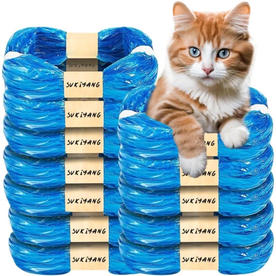Pack of 12 refill cassettes for cat litter disposal bucket, refill cassette made of 7-layer EVOH material, refill belt for nappy bins, compatible with Litter Genie, LitterLocker Fashion, Littycat Pack of 12 refill cassettes for cat litter disposal bucket, refill cassette made of 7-layer EVOH material, refill belt for nappy bins, compatible with Litter Genie, LitterLocker Fashion, Littycat