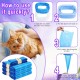 Pack of 12 refill cassettes for cat litter disposal bucket, refill cassette made of 7-layer EVOH material, refill belt for nappy bins, compatible with Litter Genie, LitterLocker Fashion, Littycat Pack of 12 refill cassettes for cat litter disposal bucket, refill cassette made of 7-layer EVOH material, refill belt for nappy bins, compatible with Litter Genie, LitterLocker Fashion, Littycat