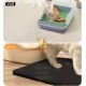 Pack of 2 Cat Litter Tray Mat, 45 x 30 cm Cat Litter Mat, Double Layer Honeycomb Mat for Cat Litter, Easy to Clean Mat Mat for Cat Litter, Black Cat Litter Mat Pack of 2 Cat Litter Tray Mat, 45 x 30 cm Cat Litter Mat, Double Layer Honeycomb Mat for Cat Litter, Easy to Clean Mat Mat for Cat Litter, Black Cat Litter Mat