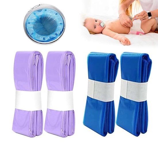 Pack of 4 Nappy Bin Refill Cassettes Excellent Sealing and Toughness Nappy Bin Refill Bag Compatible with All Nappy Bins Cat Litter Disposal Bucket Pack of 4 Nappy Bin Refill Cassettes Excellent Sealing and Toughness Nappy Bin Refill Bag Compatible with All Nappy Bins Cat Litter Disposal Bucket