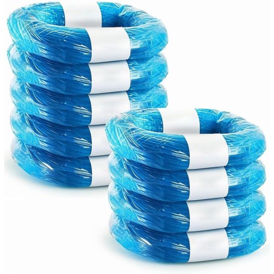 Pack of 9 Refill Foil Rings Refill Bag Compatible Refill Cash for Spross Nappy Bin and Littycat Cat Litter Bucket