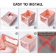 Panghuhu88 Cat Litter Box with Lid, Foldable, Easy to Clean, Includes Cat Litter Scoop and 2 Bin Liners (Pink) Panghuhu88 Cat Litter Box with Lid, Foldable, Easy to Clean, Includes Cat Litter Scoop and 2 Bin Liners (Pink)