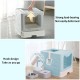 Panghuhu88 Cat Litter Box with Lid, Foldable, Easy to Clean, Includes Cat Litter Scoop and 2 Bin Liners (Pink) Panghuhu88 Cat Litter Box with Lid, Foldable, Easy to Clean, Includes Cat Litter Scoop and 2 Bin Liners (Pink)