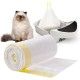 Papettly Cat Litter Tray Bag, 1 Roll x 20 Pieces Cat Litter Tray Liners with Drawstrings, Cat Litter Bag, Tear-Resistant Thick Cat Litter Box Bag with 10 kg Load Capacity, Cat Litter Tray Bag, 58 x 35 Papettly Cat Litter Tray Bag, 1 Roll x 20 Pieces Cat Litter Tray Liners with Drawstrings, Cat Litter Bag, Tear-Resistant Thick Cat Litter Box Bag with 10 kg Load Capacity, Cat Litter Tray Bag, 58 x 35