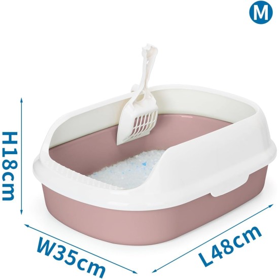 Patapalooza Katzentoilette, inklusive Schaufel, einfache Reinigung, kompaktes Design, ideal für die Hygiene und den Komfort Ihrer Katze. Patapalooza Katzentoilette, inklusive Schaufel, einfache Reinigung, kompaktes Design, ideal für die Hygiene und den Komfort Ihrer Katze.
