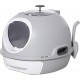 Pawhut Cat Litter Tray with Roof Window, Base Tray and Shovel, Portable, PP ABS, 47 x 55 x 44 cm Pawhut Cat Litter Tray with Roof Window, Base Tray and Shovel, Portable, PP ABS, 47 x 55 x 44 cm