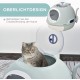 Pawhut Cat Litter Tray with Roof Window, Base Tray and Shovel, Portable, PP ABS, 47 x 55 x 44 cm Pawhut Cat Litter Tray with Roof Window, Base Tray and Shovel, Portable, PP ABS, 47 x 55 x 44 cm