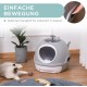 Pawhut Cat Litter Tray with Roof Window, Base Tray and Shovel, Portable, PP ABS, 47 x 55 x 44 cm Pawhut Cat Litter Tray with Roof Window, Base Tray and Shovel, Portable, PP ABS, 47 x 55 x 44 cm