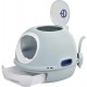 Pawhut Cat Litter Tray with Roof Window, Base Tray and Shovel, Portable, PP ABS, 47 x 55 x 44 cm Pawhut Cat Litter Tray with Roof Window, Base Tray and Shovel, Portable, PP ABS, 47 x 55 x 44 cm