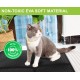 Pecute Cat Litter Tray Mat, Double Layer Cat Mat, Cat Litter Tray, Waterproof Urine Resistant Mat, Cat Litter Tray, Foldable Cat Litter Tray Mat with Large Bee Honeycomb Hole, 33 x 46 cm, Black Pecute Cat Litter Tray Mat, Double Layer Cat Mat, Cat Litter Tray, Waterproof Urine Resistant Mat, Cat Litter Tray, Foldable Cat Litter Tray Mat with Large Bee Honeycomb Hole, 33 x 46 cm, Black