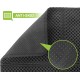 Pecute Cat Litter Tray Mat, Double Layer Cat Mat, Cat Litter Tray, Waterproof Urine Resistant Mat, Cat Litter Tray, Foldable Cat Litter Tray Mat with Large Bee Honeycomb Hole, 33 x 46 cm, Black Pecute Cat Litter Tray Mat, Double Layer Cat Mat, Cat Litter Tray, Waterproof Urine Resistant Mat, Cat Litter Tray, Foldable Cat Litter Tray Mat with Large Bee Honeycomb Hole, 33 x 46 cm, Black