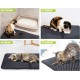 Pecute Cat Litter Tray Mat, Double Layer Cat Mat, Cat Litter Tray, Waterproof Urine Resistant Mat, Cat Litter Tray, Foldable Cat Litter Tray Mat with Large Bee Honeycomb Hole, 33 x 46 cm, Black Pecute Cat Litter Tray Mat, Double Layer Cat Mat, Cat Litter Tray, Waterproof Urine Resistant Mat, Cat Litter Tray, Foldable Cat Litter Tray Mat with Large Bee Honeycomb Hole, 33 x 46 cm, Black