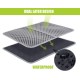 Pecute Cat Litter Tray Mat, Double Layer Cat Mat, Cat Litter Tray, Waterproof Urine Resistant Mat, Cat Litter Tray, Foldable Cat Litter Tray Mat with Large Bee Honeycomb Hole, 33 x 46 cm, Black Pecute Cat Litter Tray Mat, Double Layer Cat Mat, Cat Litter Tray, Waterproof Urine Resistant Mat, Cat Litter Tray, Foldable Cat Litter Tray Mat with Large Bee Honeycomb Hole, 33 x 46 cm, Black