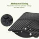 Pecute Cat Litter Tray Mat, Double Layer Cat Mat, Cat Litter Tray, Waterproof Urine Resistant Mat, Cat Litter Tray, Foldable Cat Litter Tray Mat with Large Bee Honeycomb Hole, 33 x 46 cm, Black Pecute Cat Litter Tray Mat, Double Layer Cat Mat, Cat Litter Tray, Waterproof Urine Resistant Mat, Cat Litter Tray, Foldable Cat Litter Tray Mat with Large Bee Honeycomb Hole, 33 x 46 cm, Black