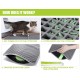 Pecute Cat Litter Tray Mat, Double Layer Cat Mat, Cat Litter Tray, Waterproof Urine Resistant Mat, Cat Litter Tray, Foldable Cat Litter Tray Mat with Large Bee Honeycomb Hole, 33 x 46 cm, Black Pecute Cat Litter Tray Mat, Double Layer Cat Mat, Cat Litter Tray, Waterproof Urine Resistant Mat, Cat Litter Tray, Foldable Cat Litter Tray Mat with Large Bee Honeycomb Hole, 33 x 46 cm, Black