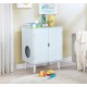 Penn-Plax Cat Walk Furniture Modern Cat Litter Tray with Cupboard, White, 22.75 x 16.5 x 30 Inches (Pack of 1) Penn-Plax Cat Walk Furniture Modern Cat Litter Tray with Cupboard, White, 22.75 x 16.5 x 30 Inches (Pack of 1)