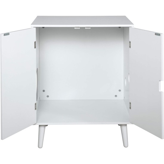 Penn-Plax Cat Walk Furniture Modern Cat Litter Tray with Cupboard, White, 22.75 x 16.5 x 30 Inches (Pack of 1) Penn-Plax Cat Walk Furniture Modern Cat Litter Tray with Cupboard, White, 22.75 x 16.5 x 30 Inches (Pack of 1)