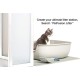 PetFusion ModestCat Litter Box Privacy Screen (3' tall; 4' wide). Cat litter box furniture best for your cat's health PetFusion ModestCat Litter Box Privacy Screen (3' tall; 4' wide). Cat litter box furniture best for your cat's health
