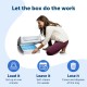 PetSafe ScoopFree Automatic Self-Cleaning Hooded Litter Tray - Ultra, Top-Entry - Purple or Taupe - Covered 2nd Generation - Includes Disposable Tray with High Quality Blue PetSafe ScoopFree Automatic Self-Cleaning Hooded Litter Tray - Ultra, Top-Entry - Purple or Taupe - Covered 2nd Generation - Includes Disposable Tray with High Quality Blue
