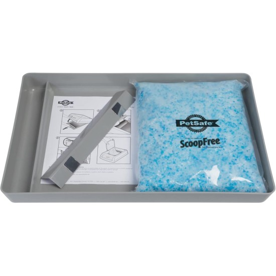 PetSafe ScoopFree Replacement Crystal Litter Tray, Blue, Pack of 3 PetSafe ScoopFree Replacement Crystal Litter Tray, Blue, Pack of 3
