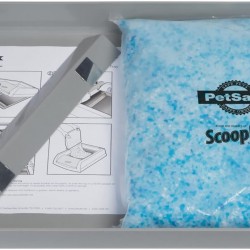 PetSafe ScoopFree Reusable Cat Litter Tray with Premium Blue Non Clumping Crystal Cat Litter PetSafe ScoopFree Reusable Cat Litter Tray with Premium Blue Non Clumping Crystal Cat Litter