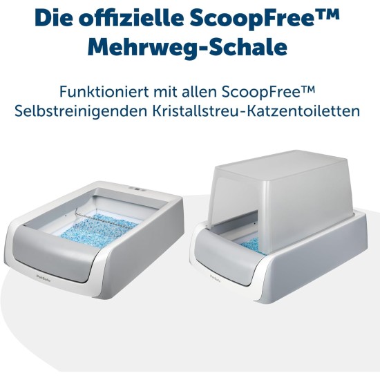 PetSafe ScoopFree Reusable Cat Litter Tray with Premium Blue Non Clumping Crystal Cat Litter PetSafe ScoopFree Reusable Cat Litter Tray with Premium Blue Non Clumping Crystal Cat Litter