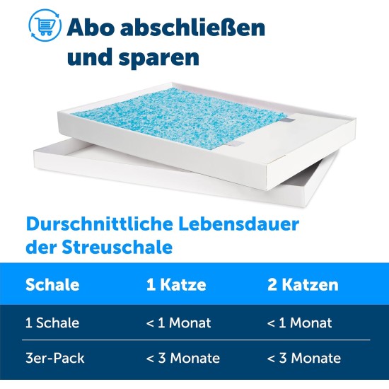 PetSafe ScoopFree Self-Cleaning Cat Litter Tray, Automatic System with Disposable Tray and Crystal Litter, Hygienic, Highly Absorbent and Dustproof, 2nd Generation, 51.8 x 18.1 x 71.1 cm PetSafe ScoopFree Self-Cleaning Cat Litter Tray, Automatic System with Disposable Tray and Crystal Litter, Hygienic, Highly Absorbent and Dustproof, 2nd Generation, 51.8 x 18.1 x 71.1 cm