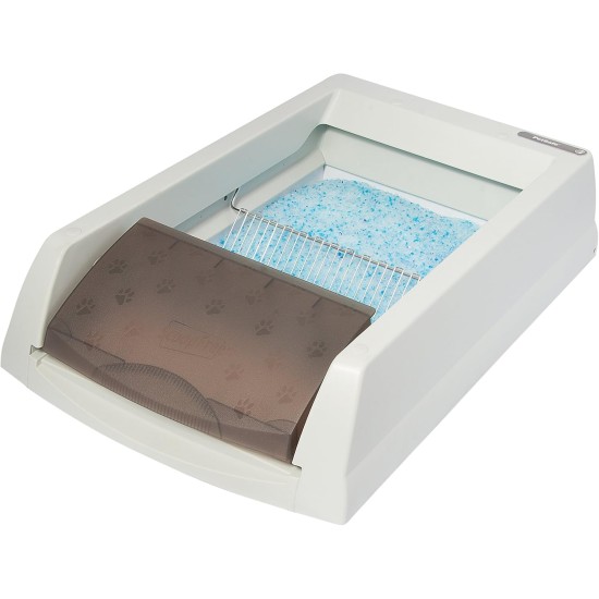 PetSafe ScoopFree Self Cleaning Cat Litter Tray with Cover, Second Generation with Integrated Health Monitor, Grey PetSafe ScoopFree Self Cleaning Cat Litter Tray with Cover, Second Generation with Integrated Health Monitor, Grey