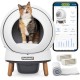 PetSafe ScoopFree SmartSpin Self-Cleaning Cat Litter Tray - Modern Odour Control - App Controlled with Health Monitoring - Suitable for Any Litter - Up to 2 Weeks Automatic Cleaning PetSafe ScoopFree SmartSpin Self-Cleaning Cat Litter Tray - Modern Odour Control - App Controlled with Health Monitoring - Suitable for Any Litter - Up to 2 Weeks Automatic Cleaning