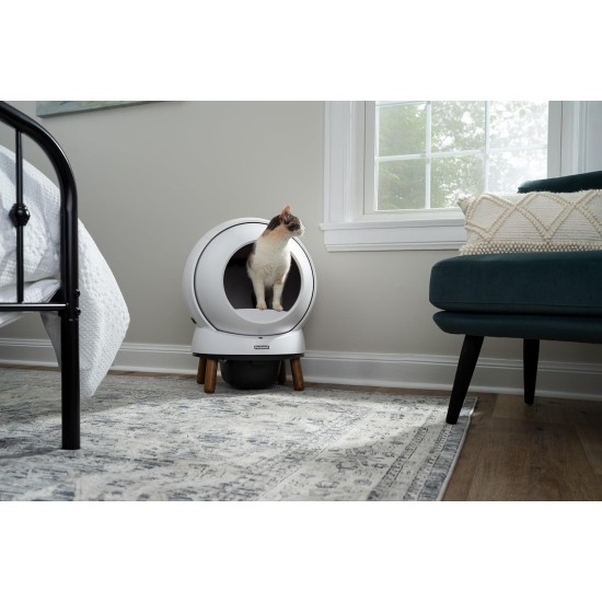 PetSafe ScoopFree SmartSpin Self-Cleaning Cat Litter Tray - Modern Odour Control - App Controlled with Health Monitoring - Suitable for Any Litter - Up to 2 Weeks Automatic Cleaning PetSafe ScoopFree SmartSpin Self-Cleaning Cat Litter Tray - Modern Odour Control - App Controlled with Health Monitoring - Suitable for Any Litter - Up to 2 Weeks Automatic Cleaning