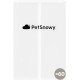 PetSnowy SNOW+ Cat Litter Tray Liners Self Sealing Trash Bags for Automatic Cat Litter Box 60 Pieces