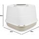 Petface Hooded Corner Cat Litter Tray 1 Piece (1 Pack of 1) Petface Hooded Corner Cat Litter Tray 1 Piece (1 Pack of 1)
