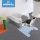 Petfamily LARGE COLLAPSIBLE LARGE JUMBO HOOD LITTER TRAY WITH CLEAR LID - Petfamily LARGE COLLAPSIBLE LARGE JUMBO HOOD LITTER TRAY WITH CLEAR LID -