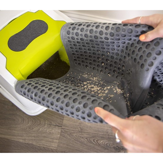 Petlinks Purr-FECT Paws Litter Mat, X-Large, Grey Petlinks Purr-FECT Paws Litter Mat, X-Large, Grey