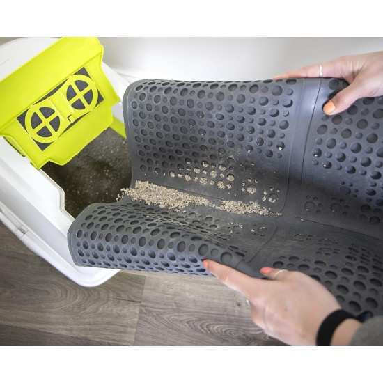 Petlinks Purr-FECT Paws Litter Mat, X-Large, Grey Petlinks Purr-FECT Paws Litter Mat, X-Large, Grey