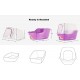 Petphabet Purple Extra Large Cat Litter Tray with Lid - Holds up to 2 Small Cats at the Same Time Petphabet Purple Extra Large Cat Litter Tray with Lid - Holds up to 2 Small Cats at the Same Time