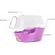 Petphabet Purple Extra Large Cat Litter Tray with Lid - Holds up to 2 Small Cats at the Same Time Petphabet Purple Extra Large Cat Litter Tray with Lid - Holds up to 2 Small Cats at the Same Time