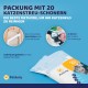 Pettiny 20 Cat Litter Box Bags with Drawstrings, Scratch-Resistant Bags for Medium and Large Litter Trays Pettiny 20 Cat Litter Box Bags with Drawstrings, Scratch-Resistant Bags for Medium and Large Litter Trays