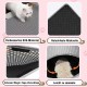 Phantasy Cat Litter Tray Mat, 40 x 60 cm, Grey Cat Litter Mat, Honeycomb Design Mat, Waterproof Double Layer Design, Honeycomb Mat, Cat Litter Tray Mat Phantasy Cat Litter Tray Mat, 40 x 60 cm, Grey Cat Litter Mat, Honeycomb Design Mat, Waterproof Double Layer Design, Honeycomb Mat, Cat Litter Tray Mat