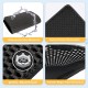 Phantasy Cat Litter Tray Mat, 40 x 60 cm, Grey Cat Litter Mat, Honeycomb Design Mat, Waterproof Double Layer Design, Honeycomb Mat, Cat Litter Tray Mat Phantasy Cat Litter Tray Mat, 40 x 60 cm, Grey Cat Litter Mat, Honeycomb Design Mat, Waterproof Double Layer Design, Honeycomb Mat, Cat Litter Tray Mat